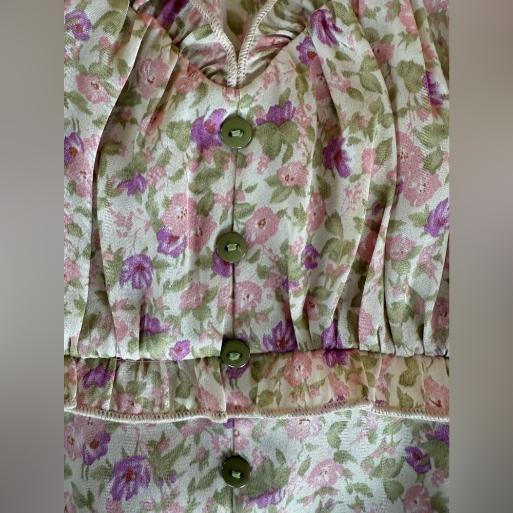 Floral Ruffle Dress - Picture 4 of 8